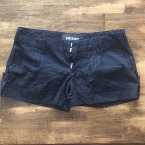 Billabong black shorts size 1 EUC